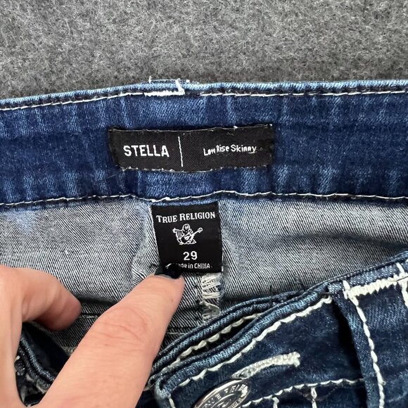 True Religion JOEY LOW RISE SUPER sz 29 - Picture 7 of 7